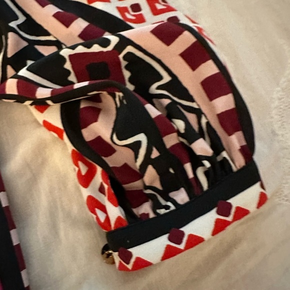 Marie Oliver Phoebe Silk Peasant Blouse (21) - Picture 4 of 9